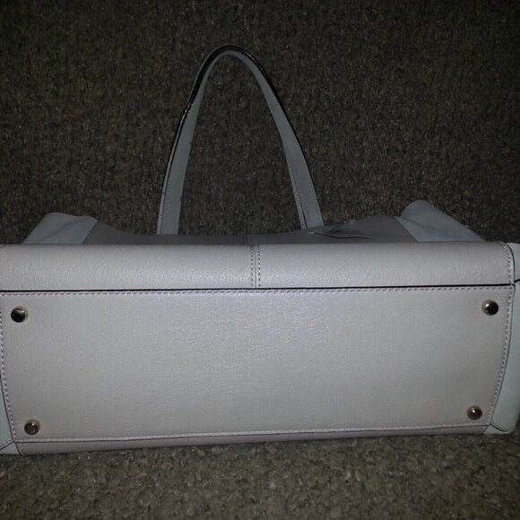 KATE SPADE-Roselyn-Hunts Place-Moussfrost-Suede/Leather Large Tote-NWT - Picture 7 of 9